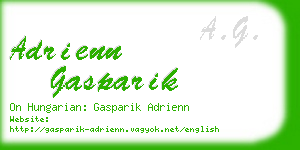 adrienn gasparik business card